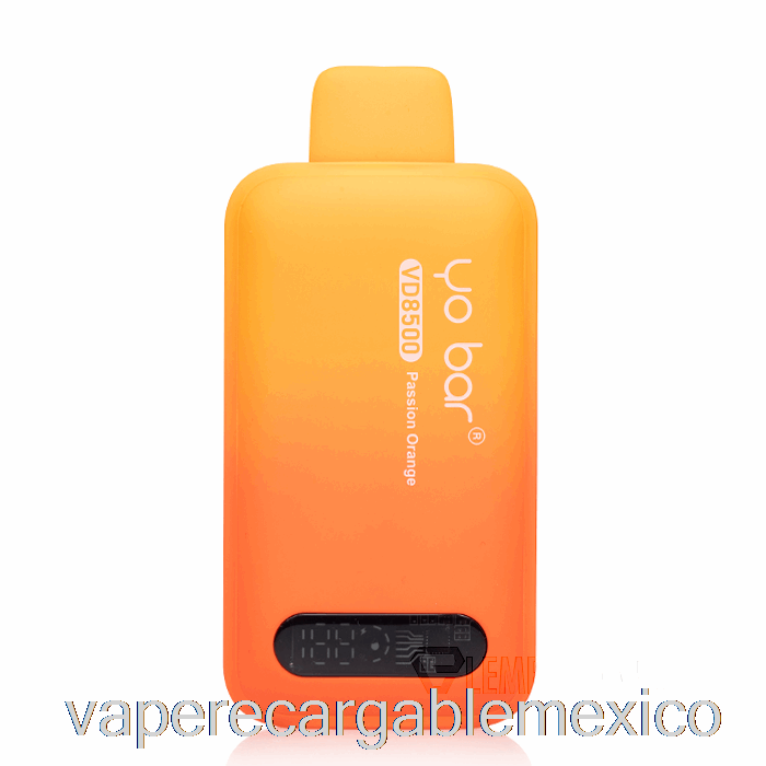 Vape Recargable Yo Bar Vd8500 Desechable Pasión Naranja